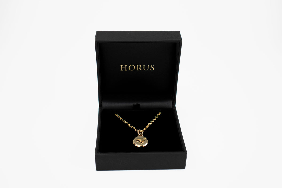 Collana con pendente logo catena rolò